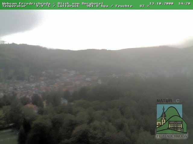 Archiv Foto Webcam Friedrichroda, Thüringer Wald