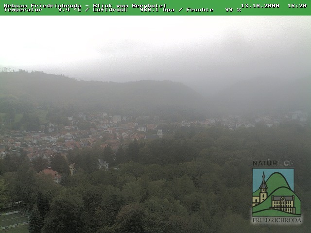 Archiv Foto Webcam Friedrichroda, Thüringer Wald