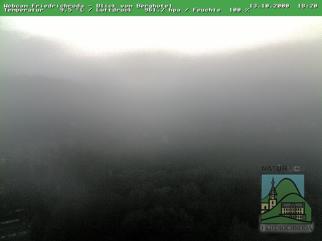 Archiv Foto Webcam Friedrichroda, Thüringer Wald