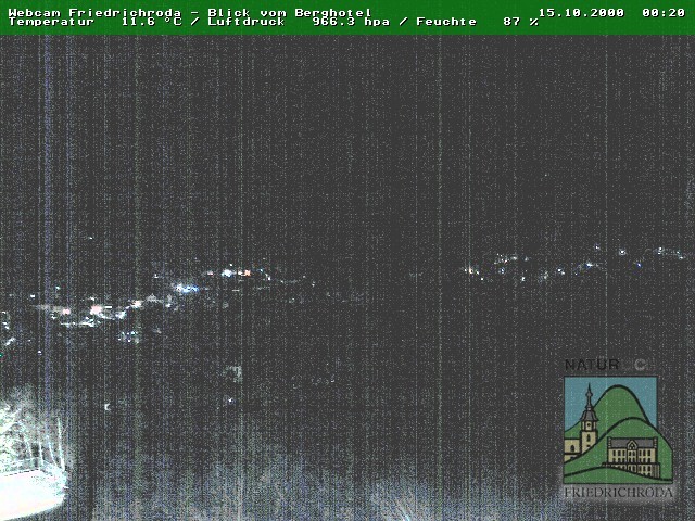 Archiv Foto Webcam Friedrichroda, Thüringer Wald