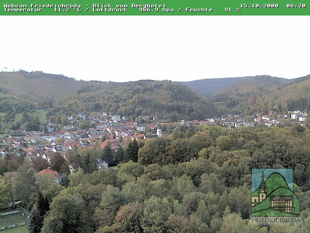 Archiv Foto Webcam Friedrichroda, Thüringer Wald