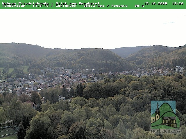 Archiv Foto Webcam Friedrichroda, Thüringer Wald