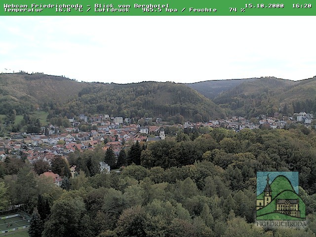 Archiv Foto Webcam Friedrichroda, Thüringer Wald