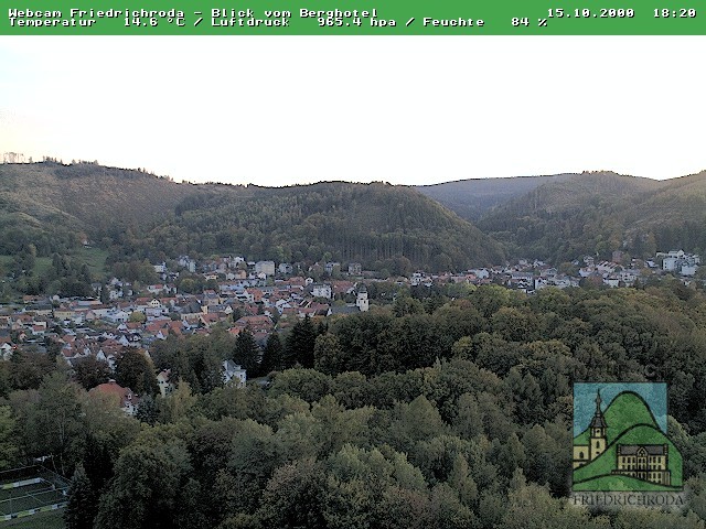 Archiv Foto Webcam Friedrichroda, Thüringer Wald