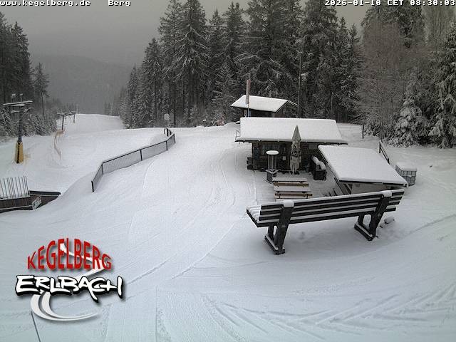 Archiv Foto Webcam Bergstation Erlbach-Kegelberg