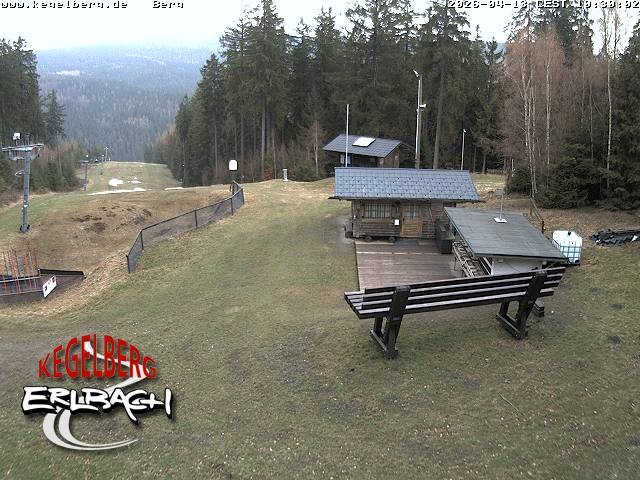 Archived image Webcam Upper station of Erlbach-Kegelberg