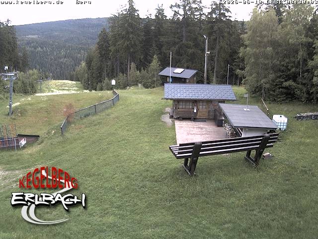 Archiv Foto Webcam Bergstation Erlbach-Kegelberg