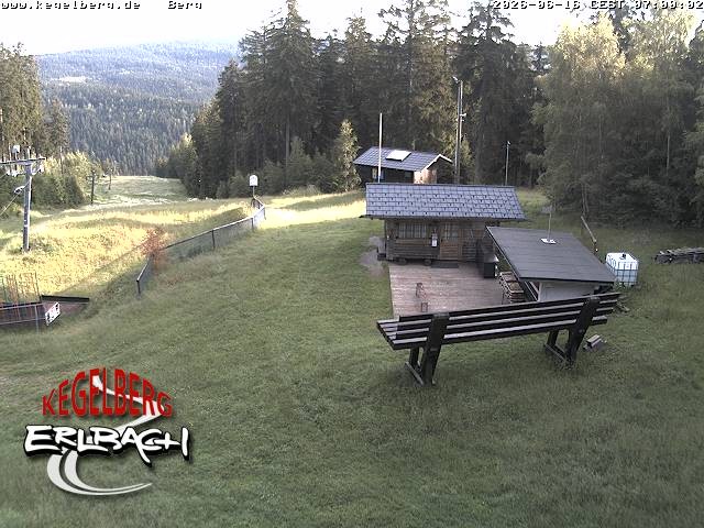Archiv Foto Webcam Bergstation Erlbach-Kegelberg