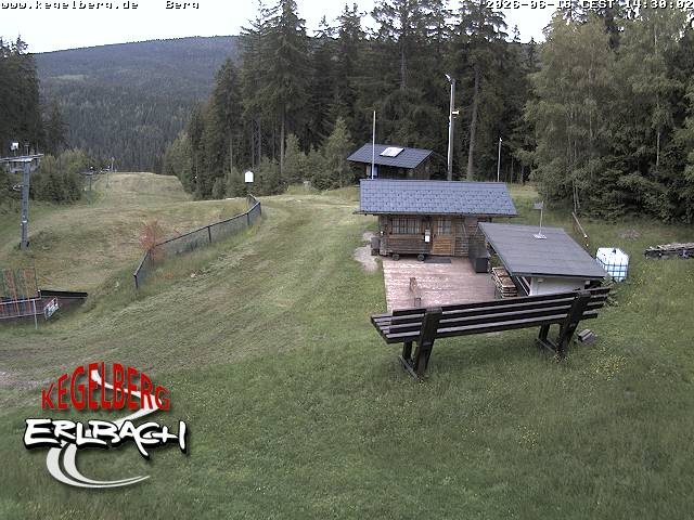 Archiv Foto Webcam Bergstation Erlbach-Kegelberg