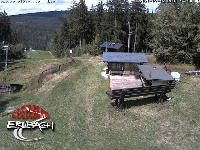 Archived image Webcam Upper station of Erlbach-Kegelberg