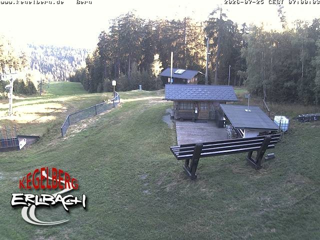 Archived image Webcam Upper station of Erlbach-Kegelberg