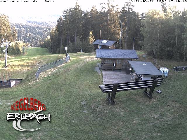 Archiv Foto Webcam Bergstation Erlbach-Kegelberg