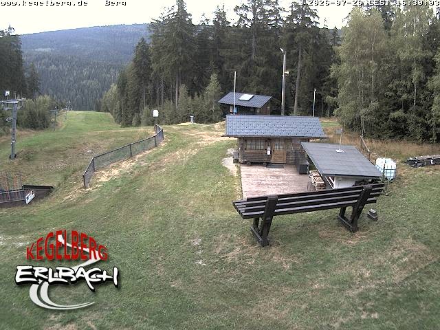 Archiv Foto Webcam Bergstation Erlbach-Kegelberg