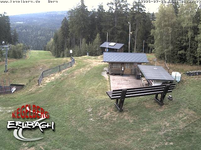 Archiv Foto Webcam Bergstation Erlbach-Kegelberg