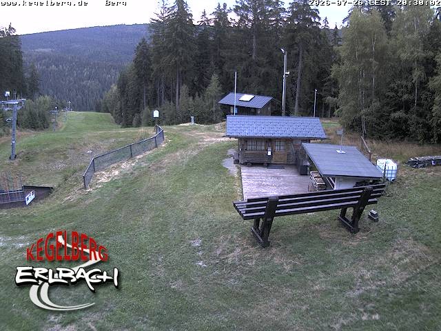 Archiv Foto Webcam Bergstation Erlbach-Kegelberg