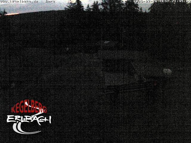 Archived image Webcam Upper station of Erlbach-Kegelberg