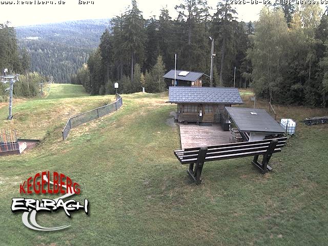 Archiv Foto Webcam Bergstation Erlbach-Kegelberg