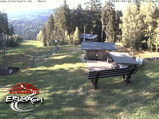 Archiv Foto Webcam Bergstation Erlbach-Kegelberg