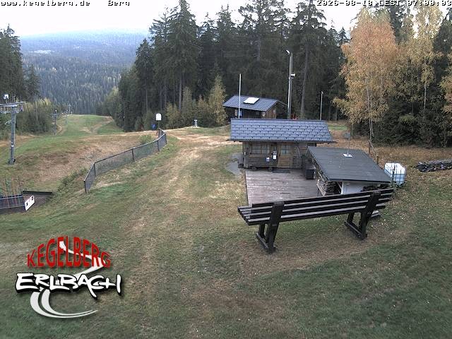 Archiv Foto Webcam Bergstation Erlbach-Kegelberg