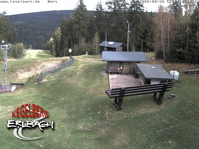 Archived image Webcam Upper station of Erlbach-Kegelberg