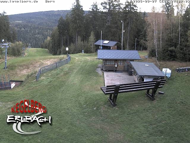 Archiv Foto Webcam Bergstation Erlbach-Kegelberg
