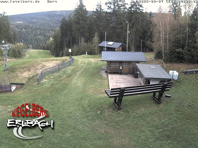 Archiv Foto Webcam Bergstation Erlbach-Kegelberg