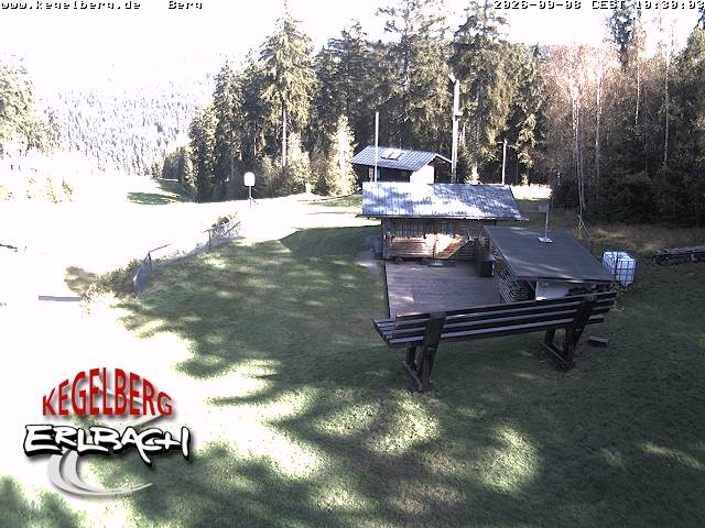 Archived image Webcam Upper station of Erlbach-Kegelberg