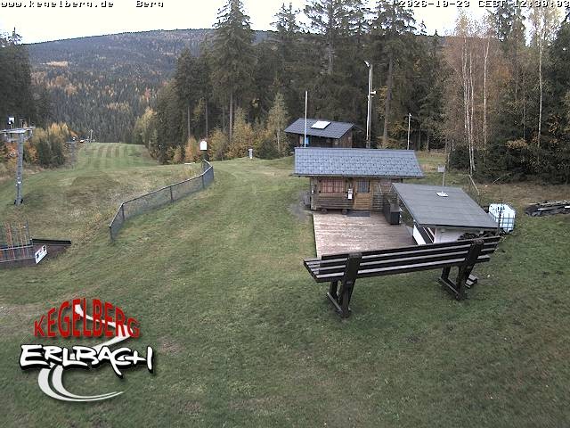 Archived image Webcam Upper station of Erlbach-Kegelberg