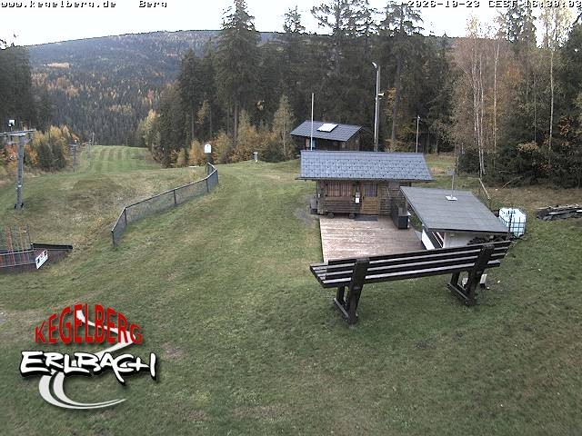 Archived image Webcam Upper station of Erlbach-Kegelberg