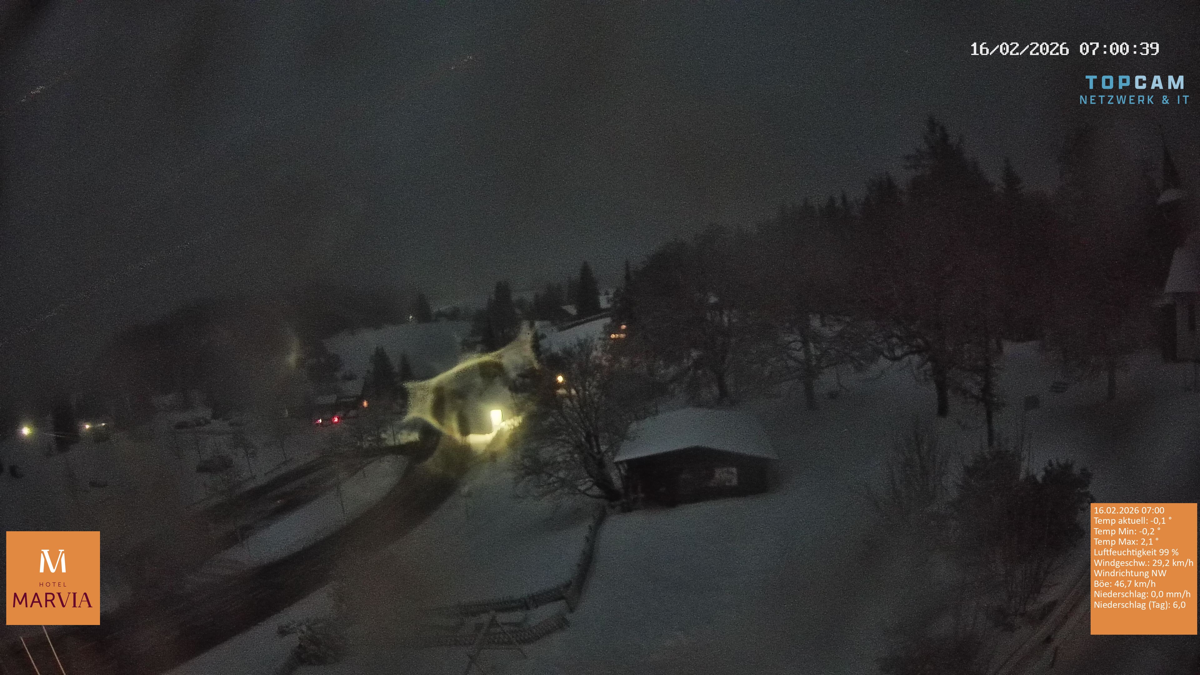 Archiv Foto Webcam Berghof Fetz in Bödele im Bregenzerwald