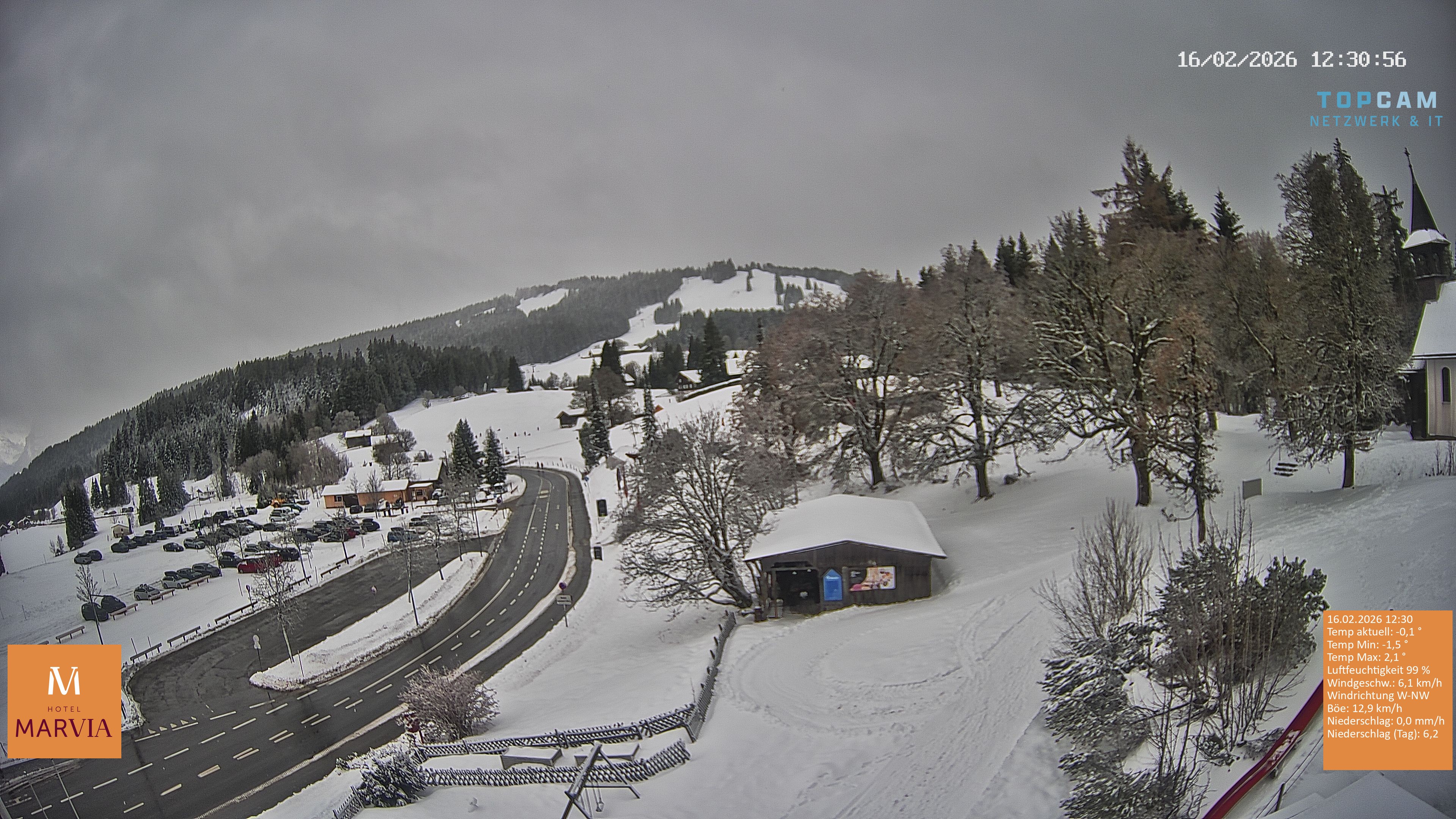 Archiv Foto Webcam Berghof Fetz in Bödele im Bregenzerwald