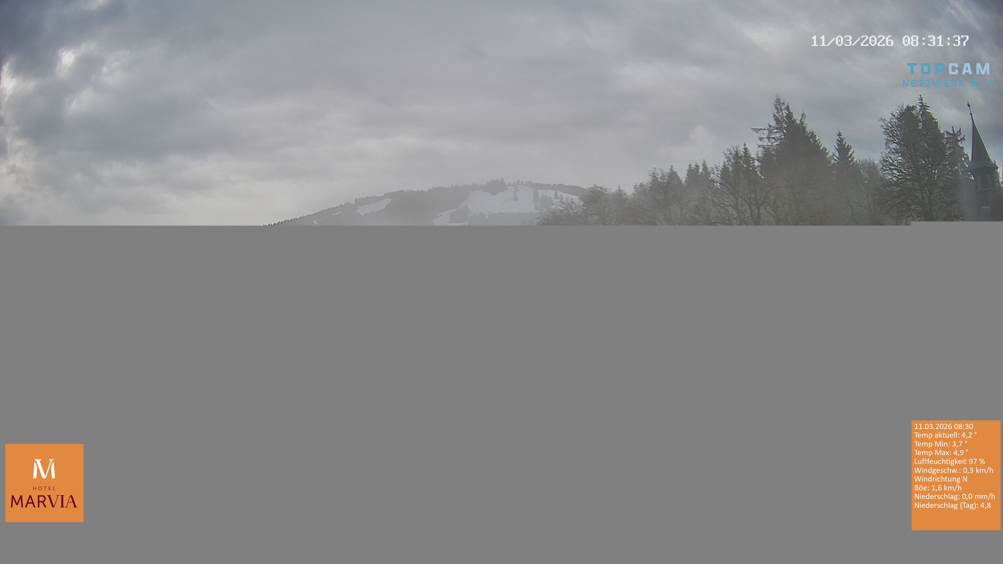 Archiv Foto Webcam Berghof Fetz in Bödele im Bregenzerwald