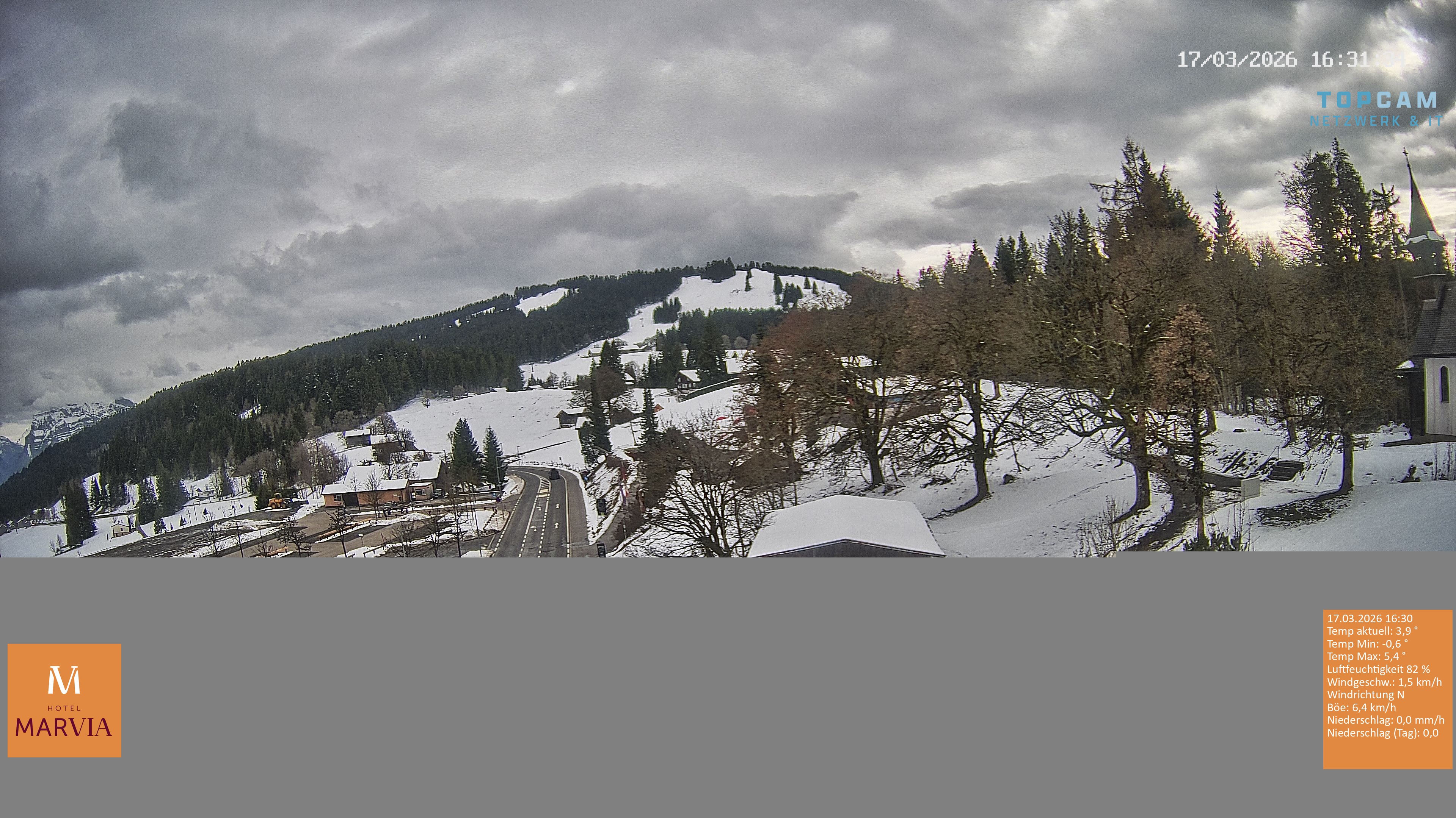 Archiv Foto Webcam Berghof Fetz in Bödele im Bregenzerwald