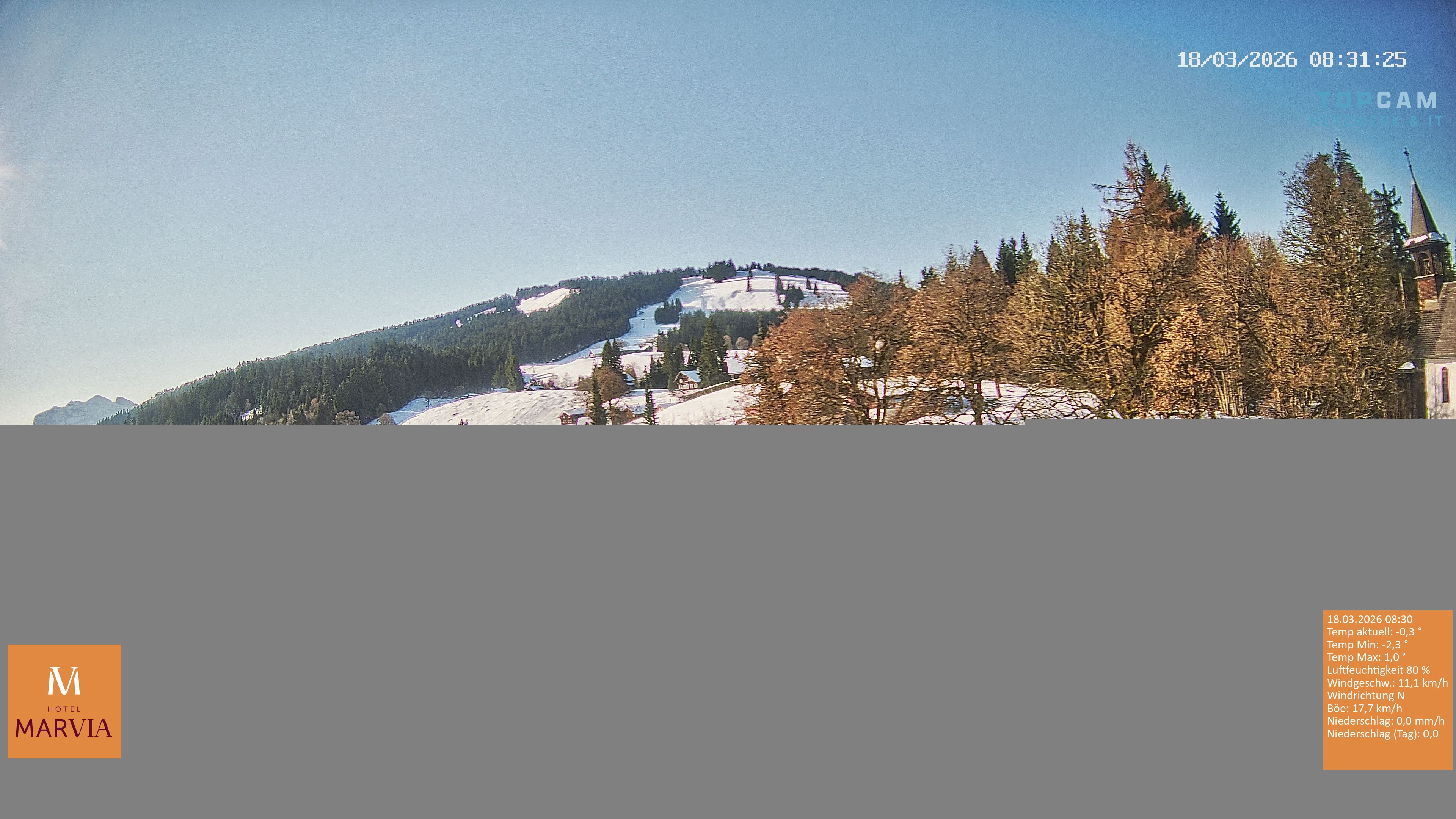 Archiv Foto Webcam Berghof Fetz in Bödele im Bregenzerwald