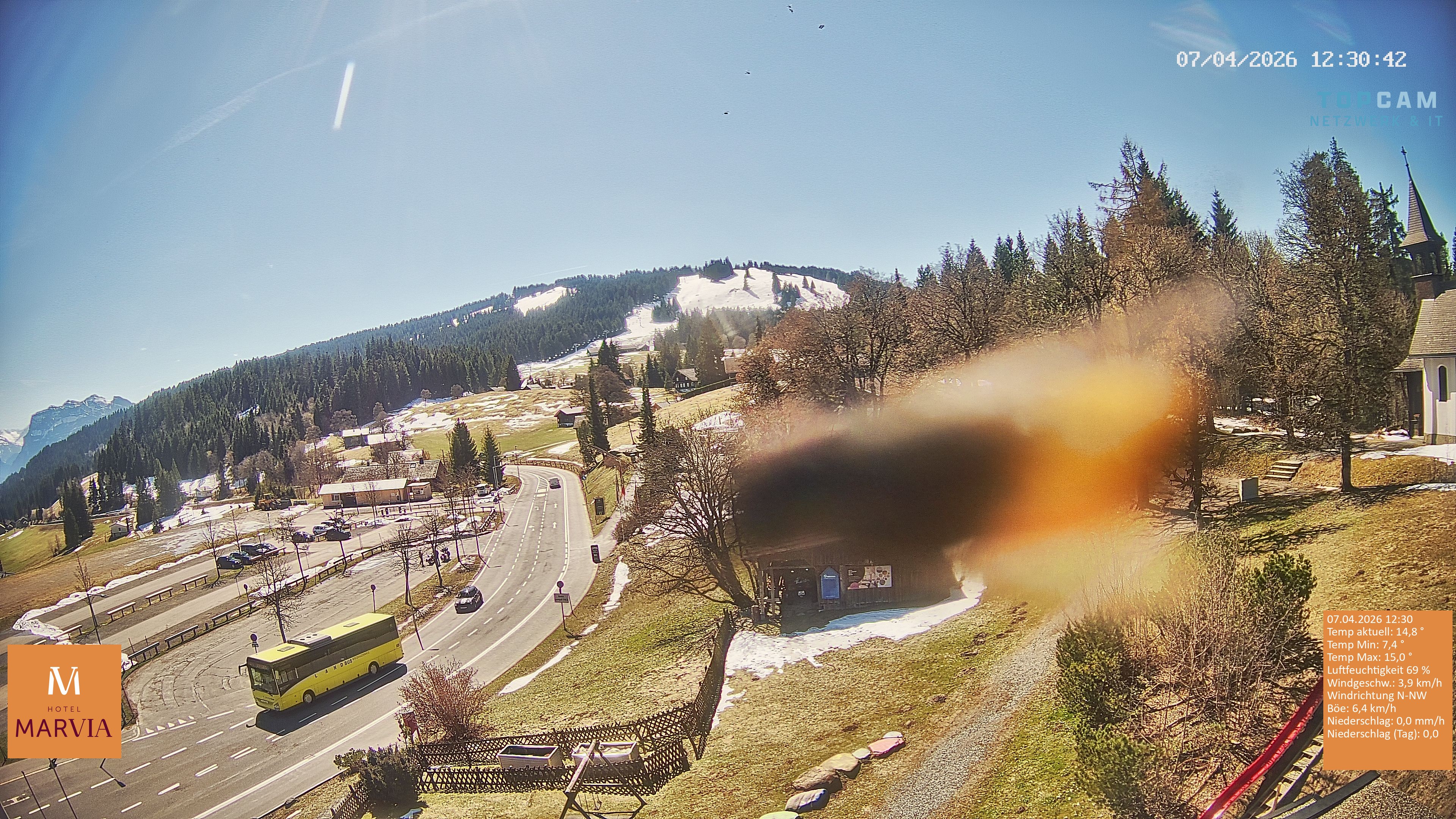 Archiv Foto Webcam Berghof Fetz in Bödele im Bregenzerwald