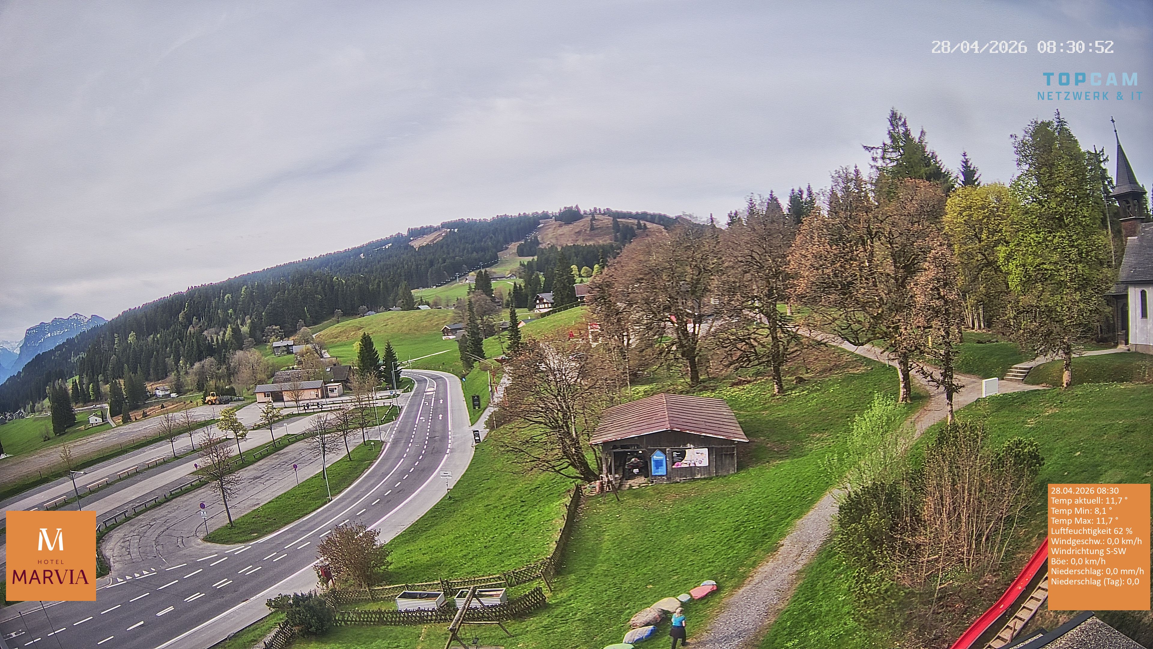 Archiv Foto Webcam Berghof Fetz in Bödele im Bregenzerwald