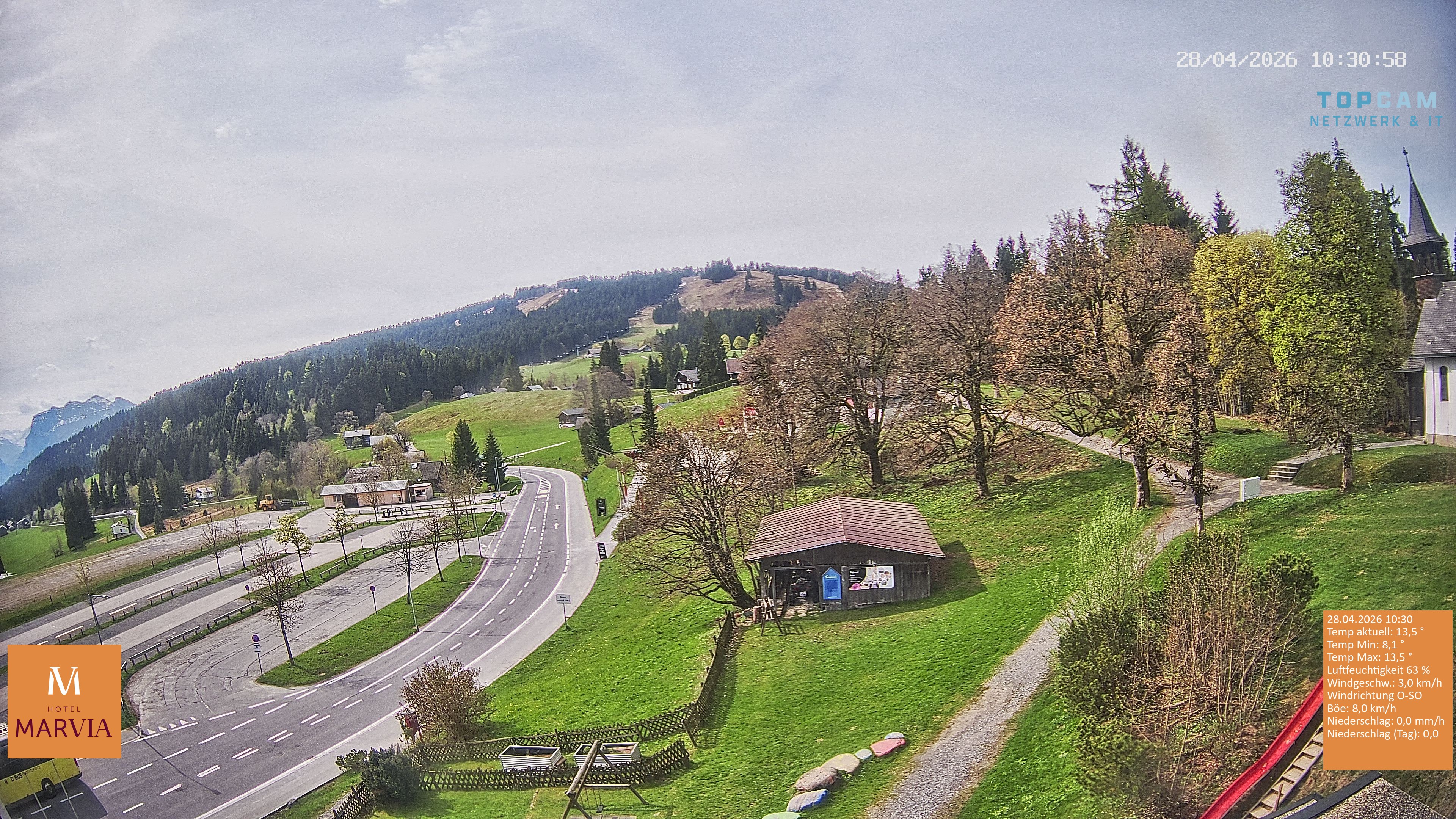 Archiv Foto Webcam Berghof Fetz in Bödele im Bregenzerwald