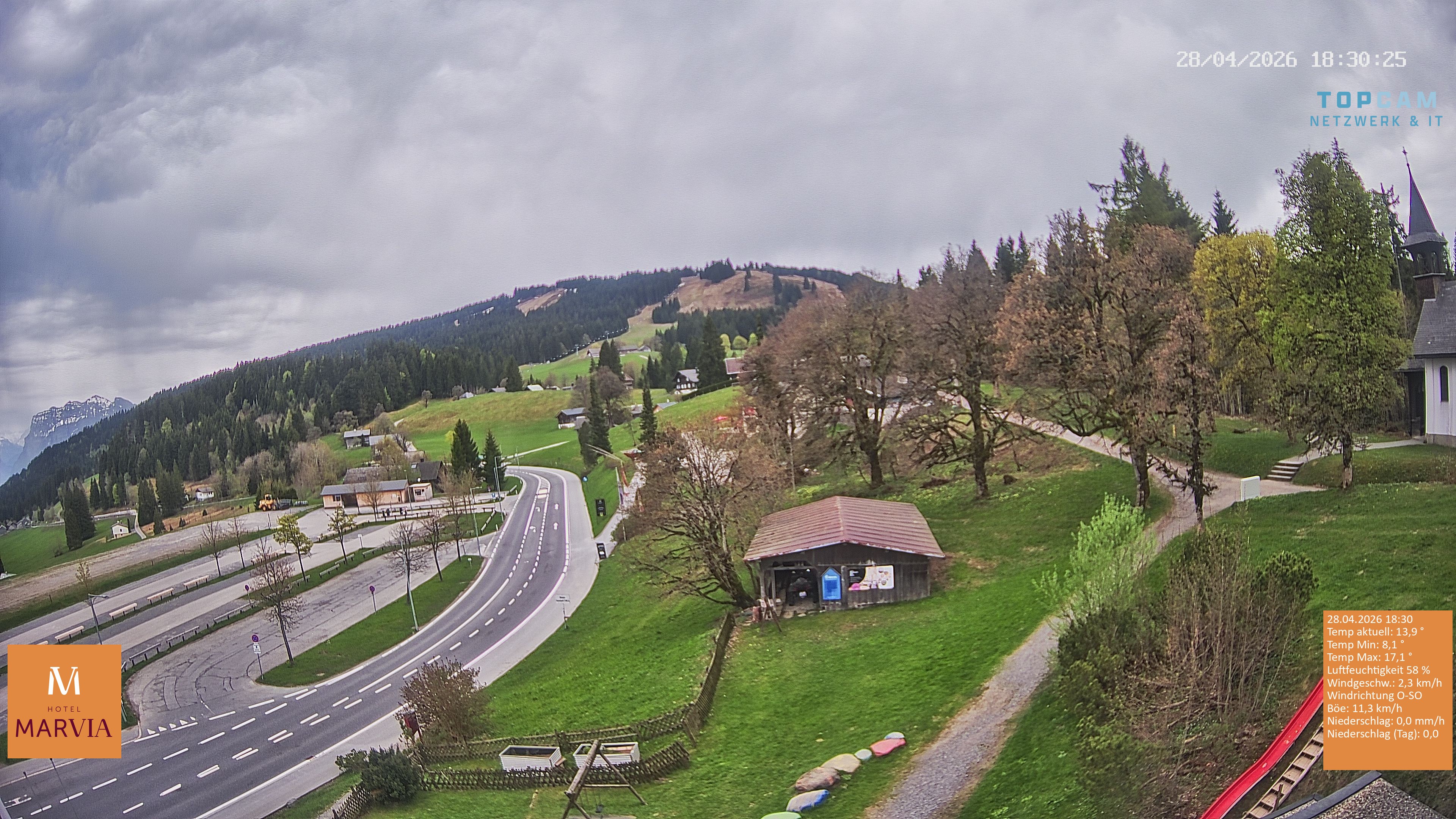 Archiv Foto Webcam Berghof Fetz in Bödele im Bregenzerwald