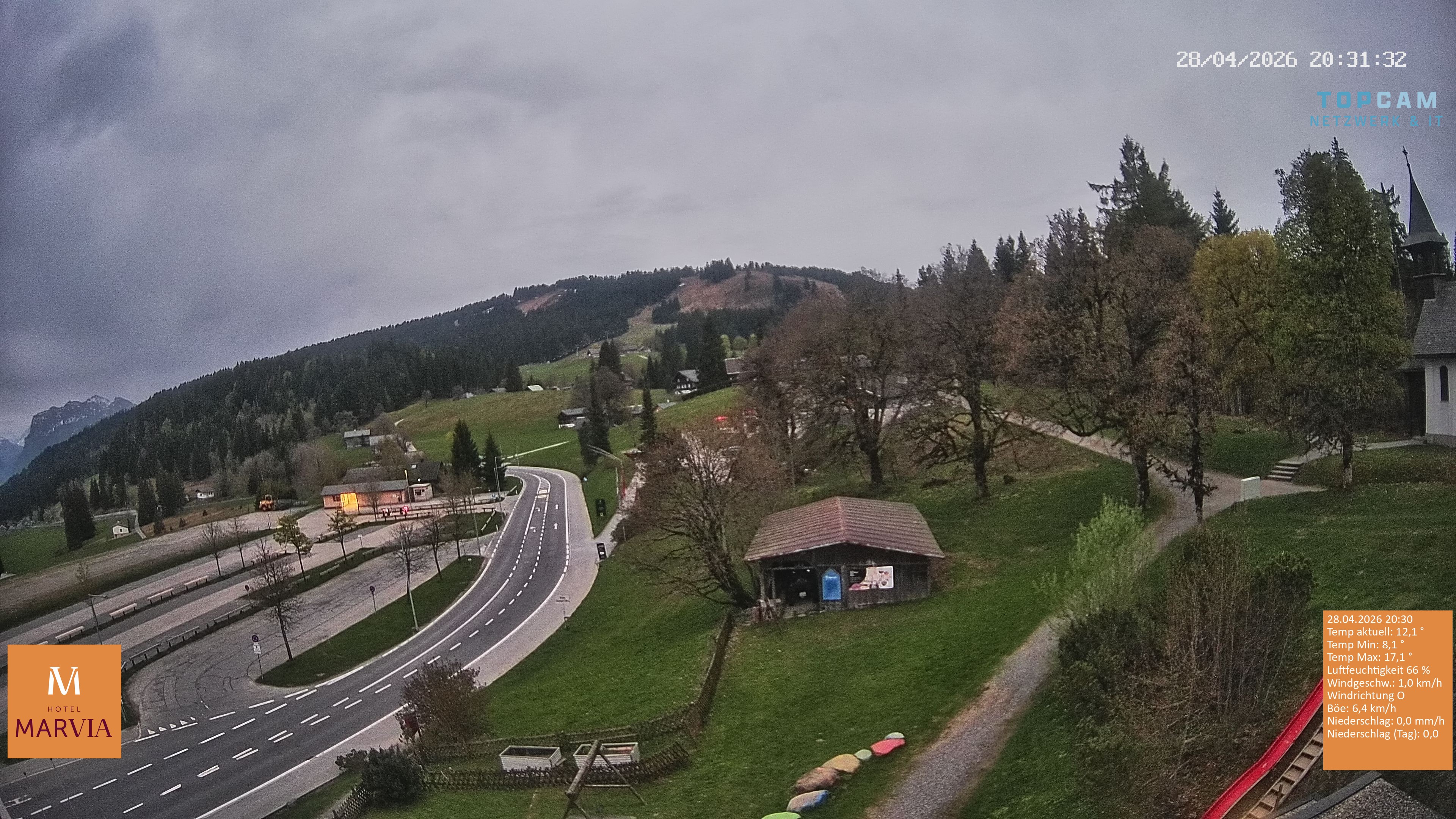 Archiv Foto Webcam Berghof Fetz in Bödele im Bregenzerwald