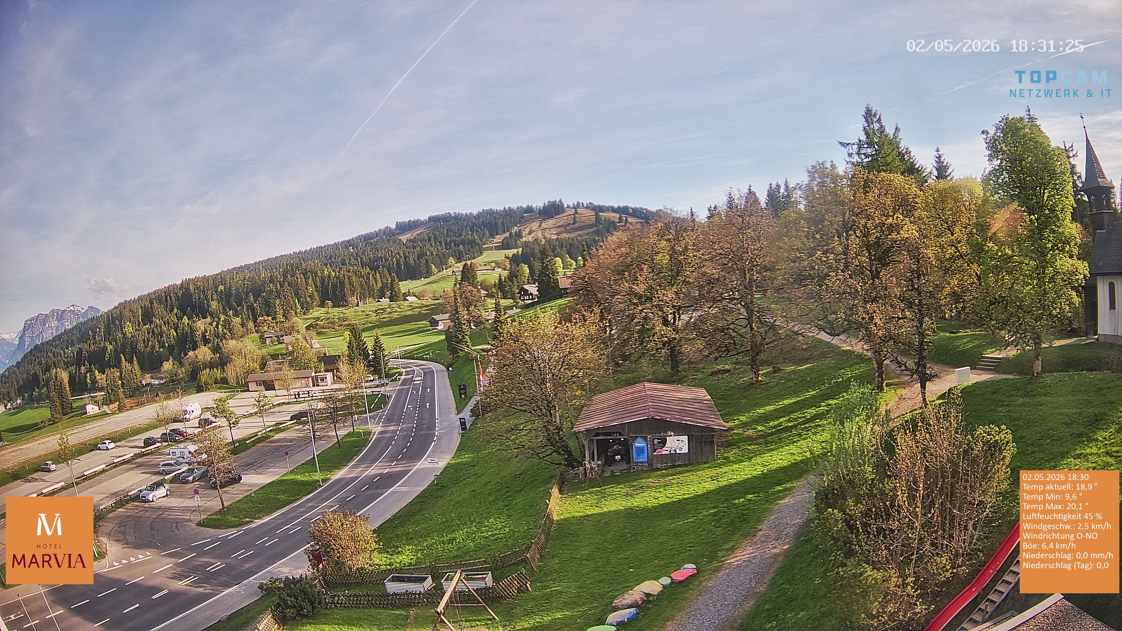 Archiv Foto Webcam Berghof Fetz in Bödele im Bregenzerwald