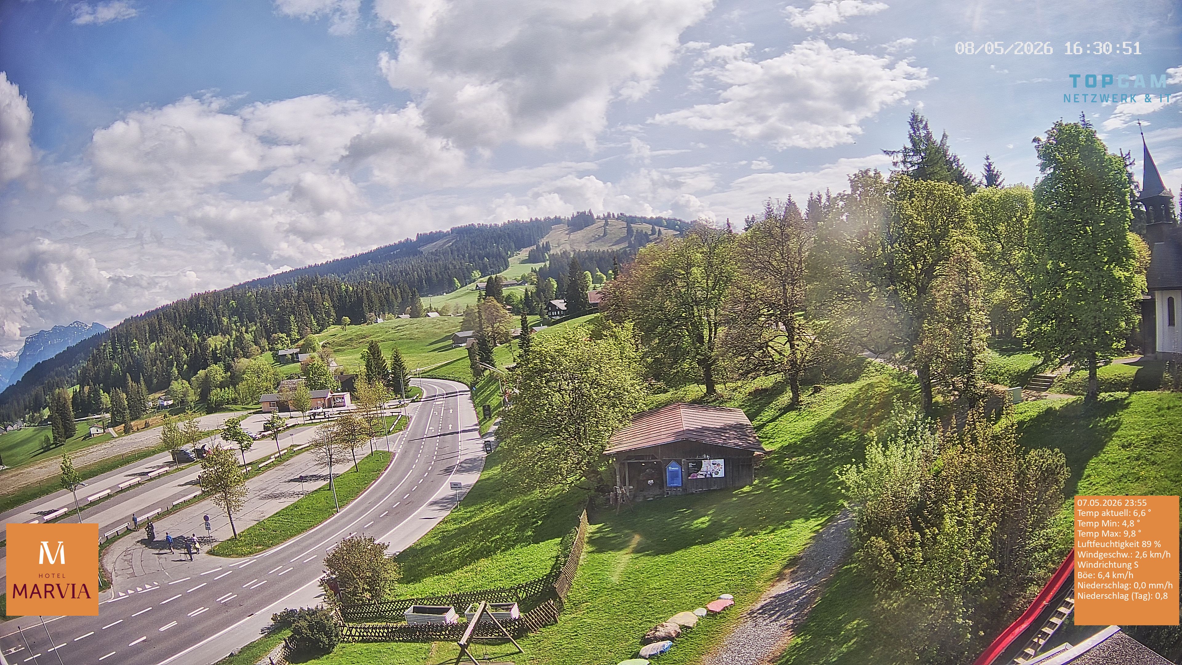 Archived image Webcam Restaurant Fetz, Bödele