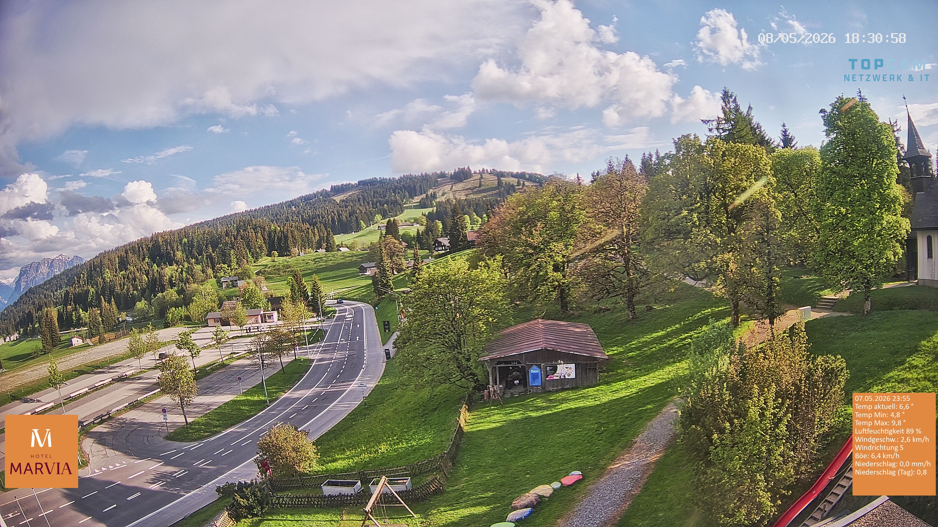 Archived image Webcam Restaurant Fetz, Bödele