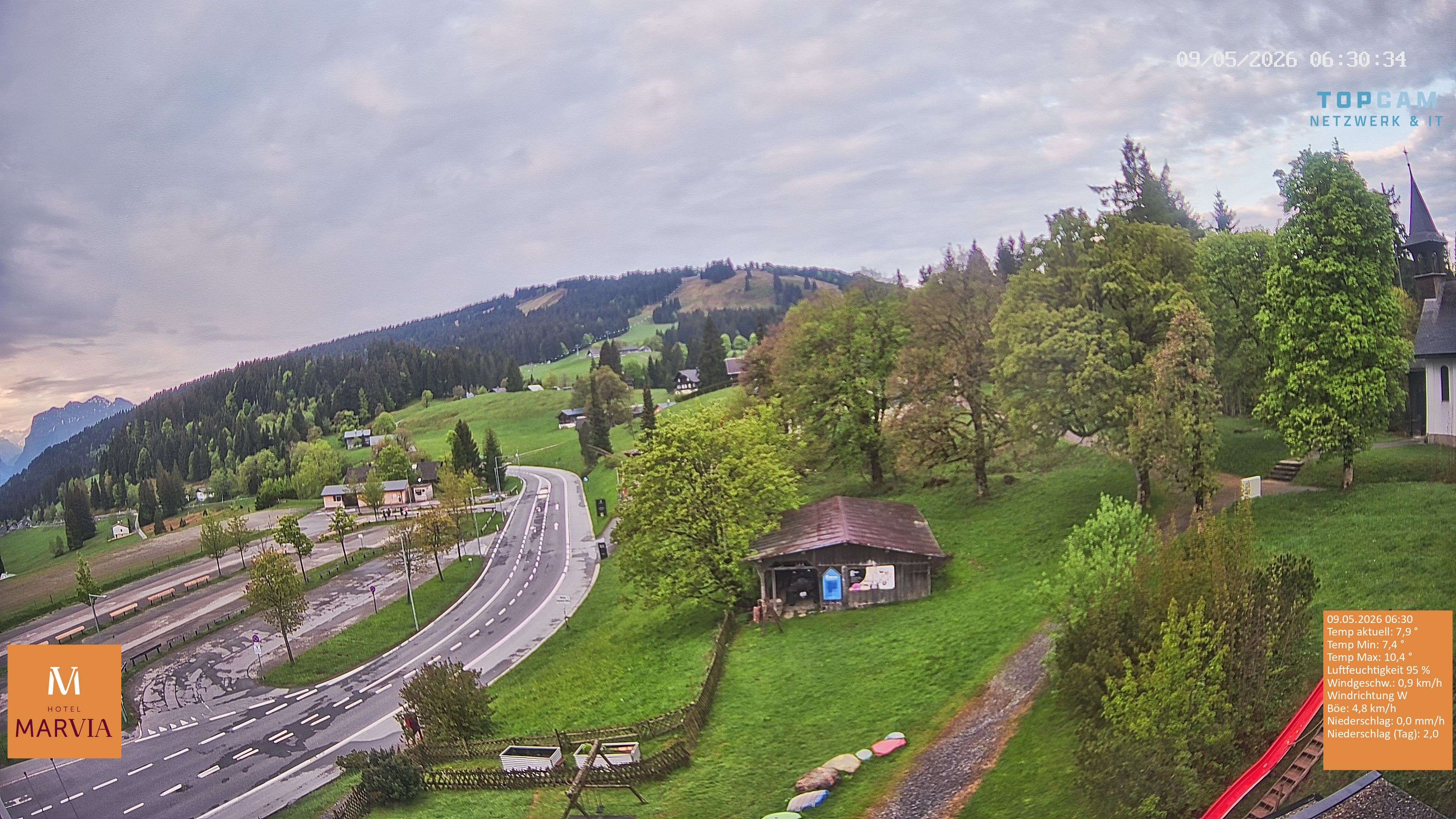 Archiv Foto Webcam Berghof Fetz in Bödele im Bregenzerwald