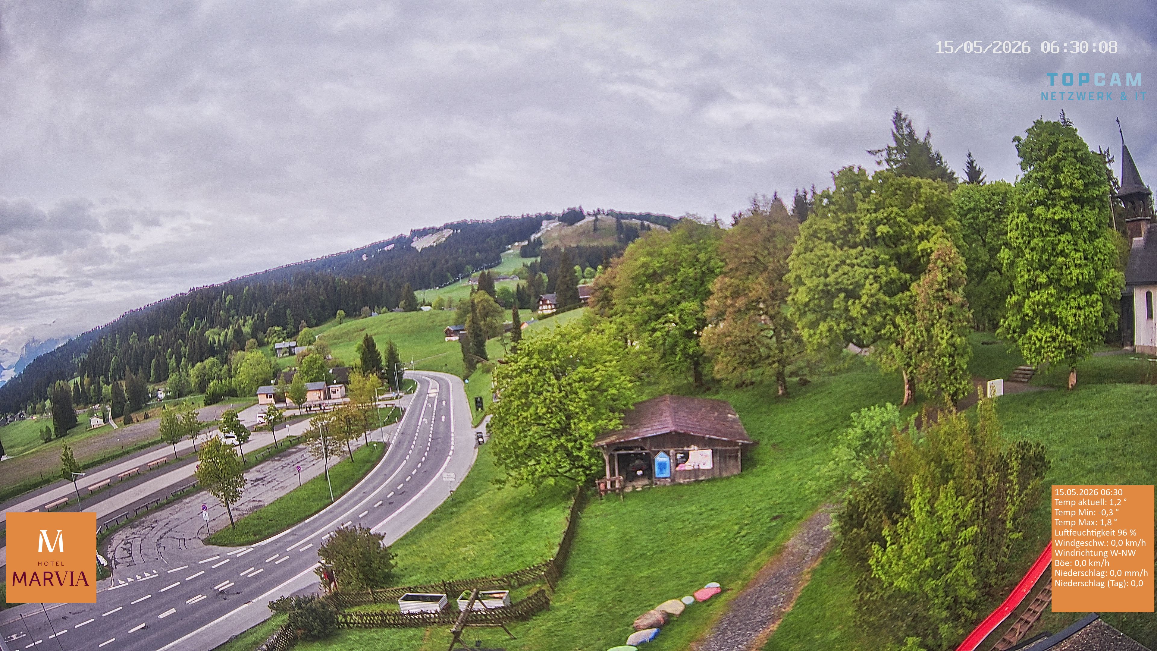 Archiv Foto Webcam Berghof Fetz in Bödele im Bregenzerwald