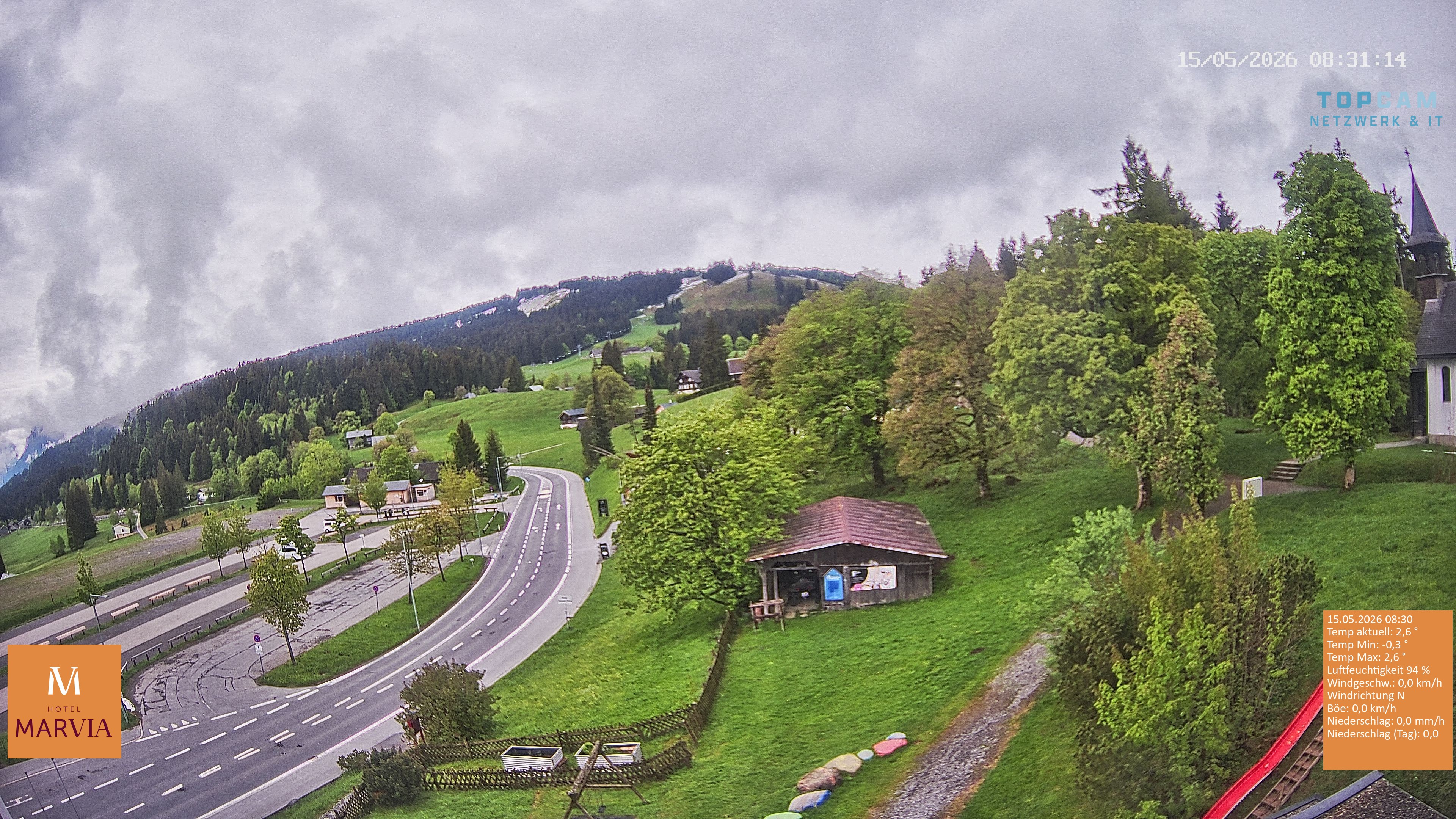 Archiv Foto Webcam Berghof Fetz in Bödele im Bregenzerwald