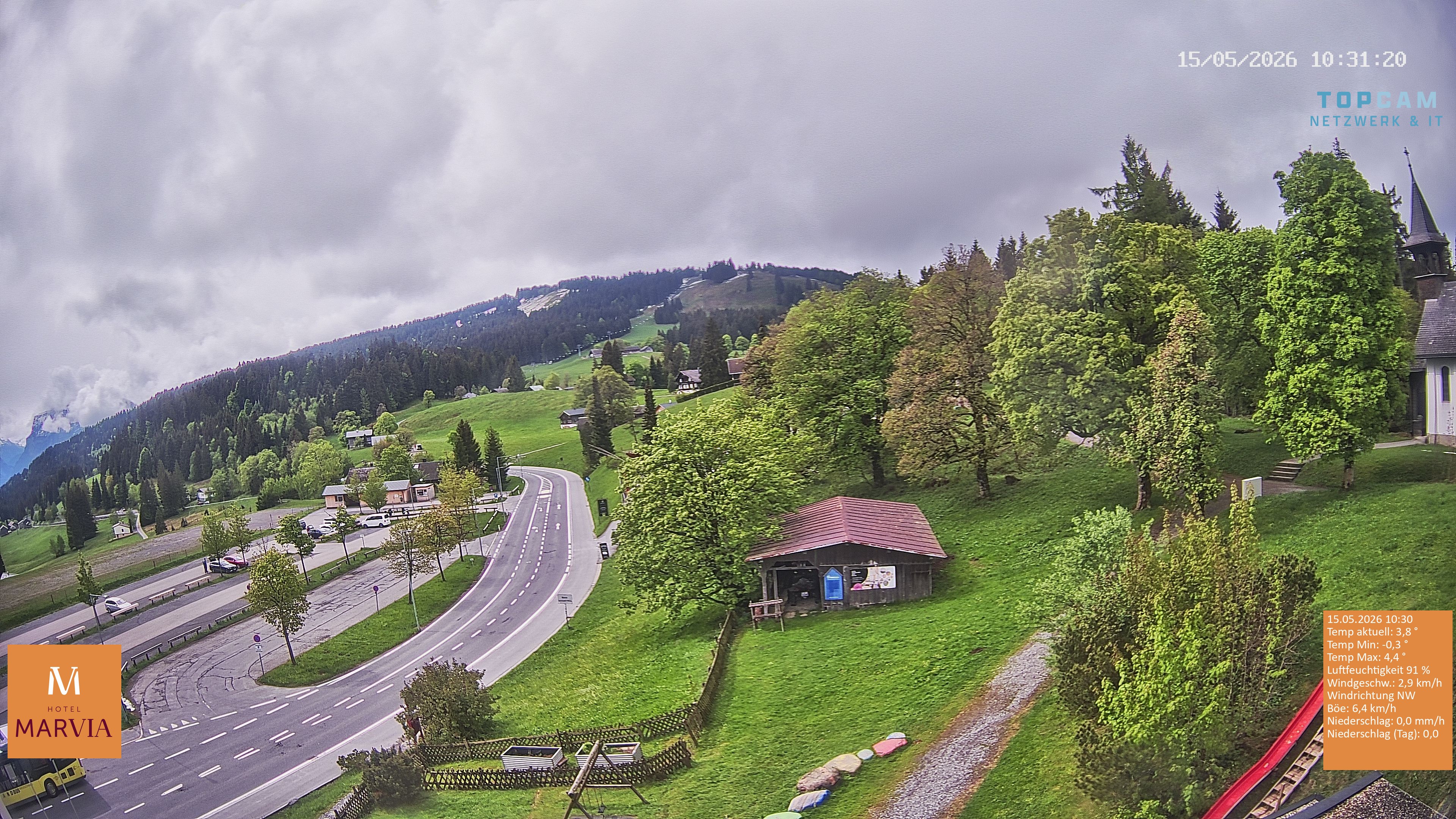 Archiv Foto Webcam Berghof Fetz in Bödele im Bregenzerwald