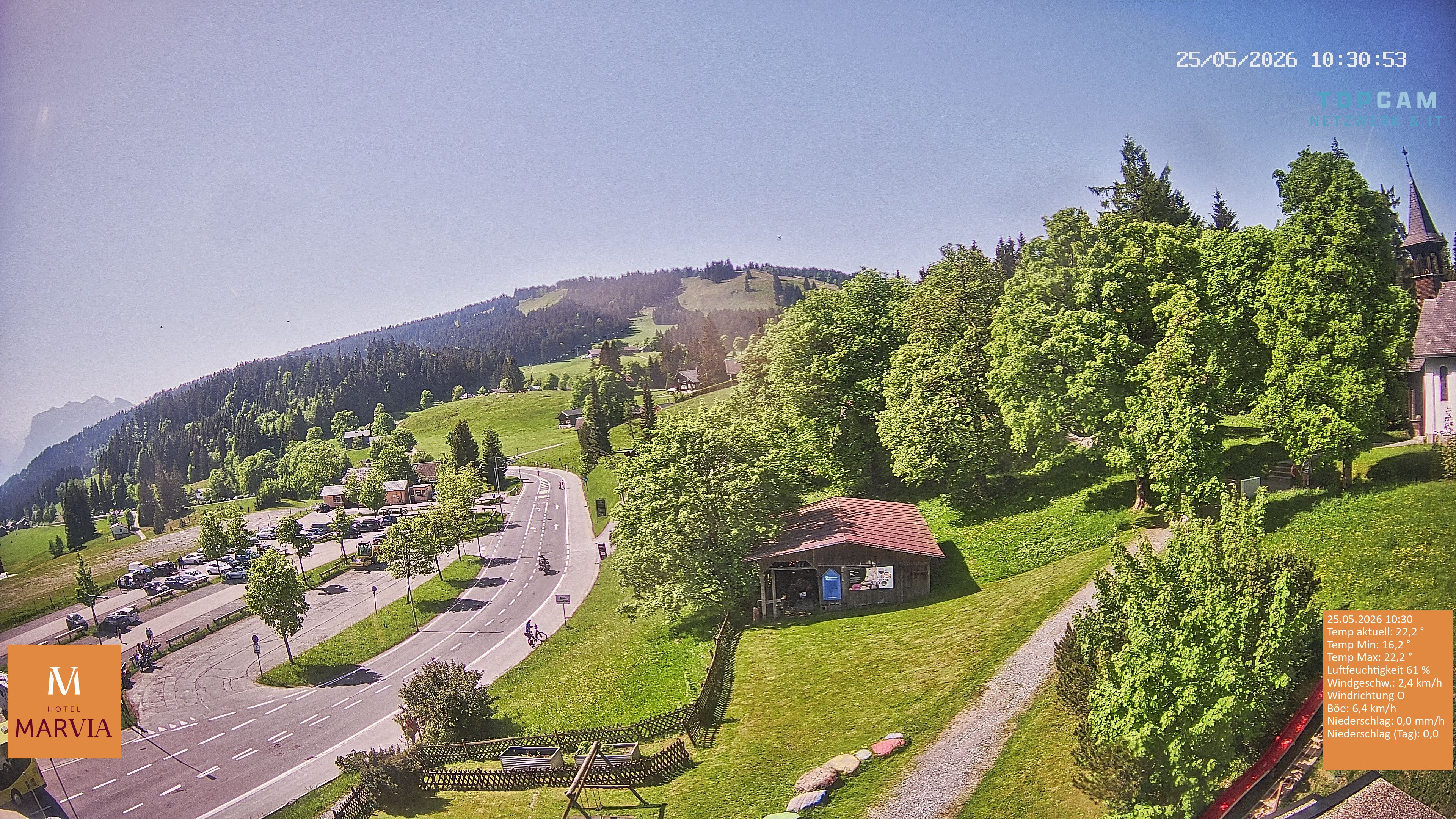 Archiv Foto Webcam Berghof Fetz in Bödele im Bregenzerwald
