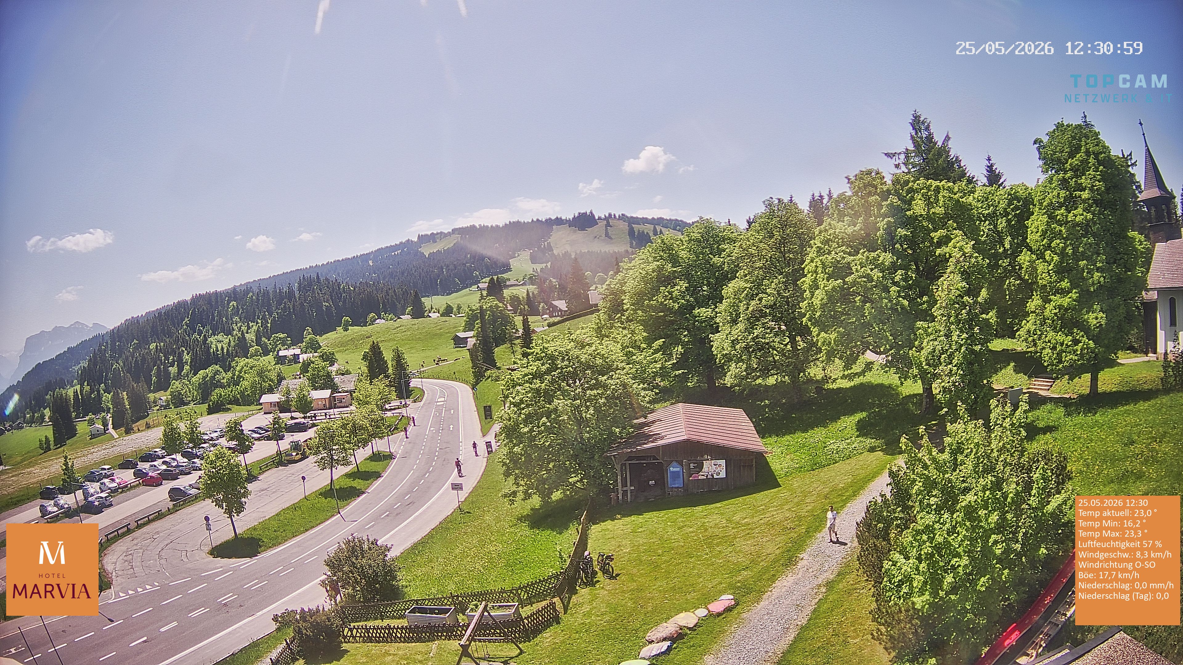 Archiv Foto Webcam Berghof Fetz in Bödele im Bregenzerwald