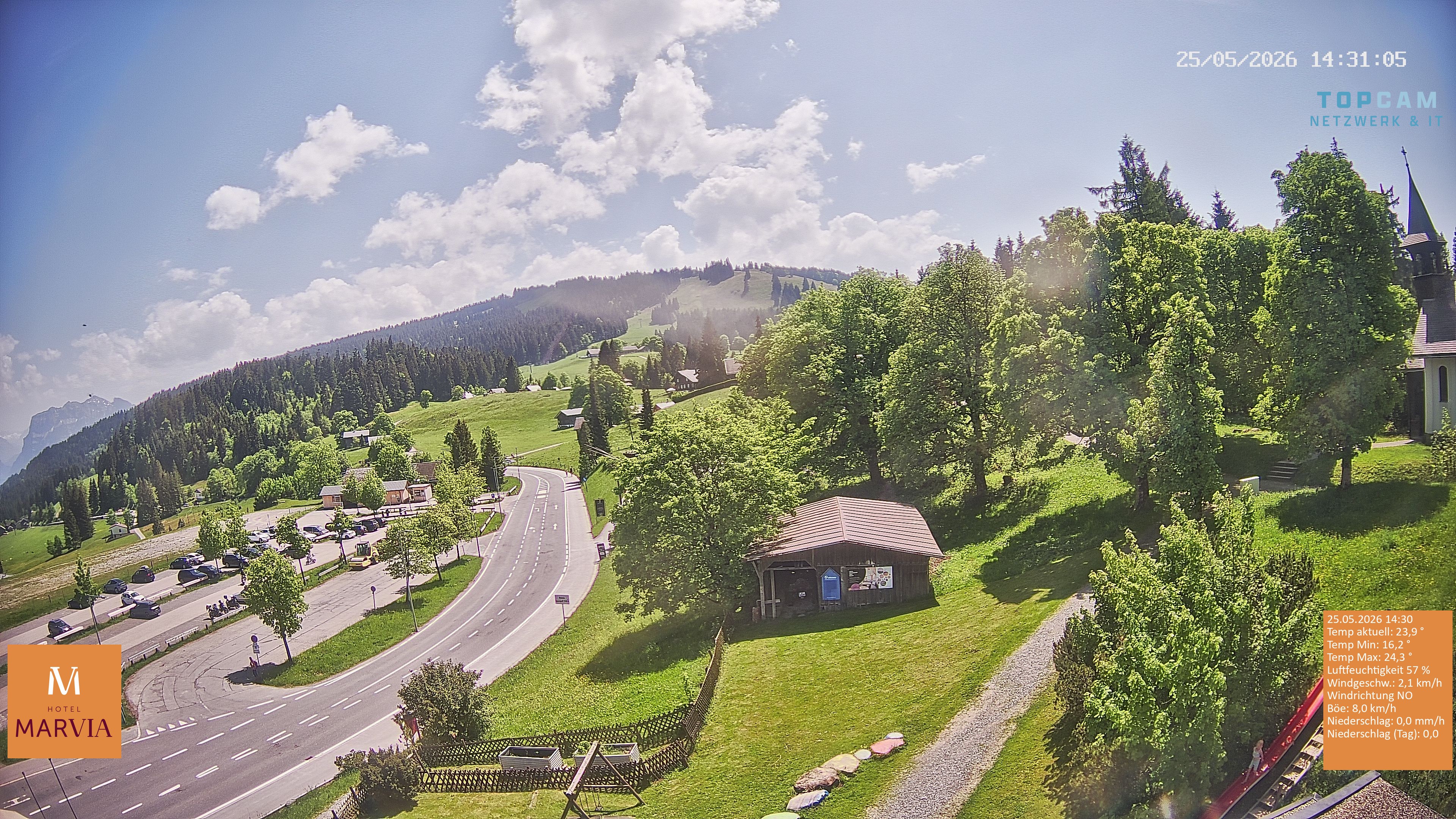 Archiv Foto Webcam Berghof Fetz in Bödele im Bregenzerwald