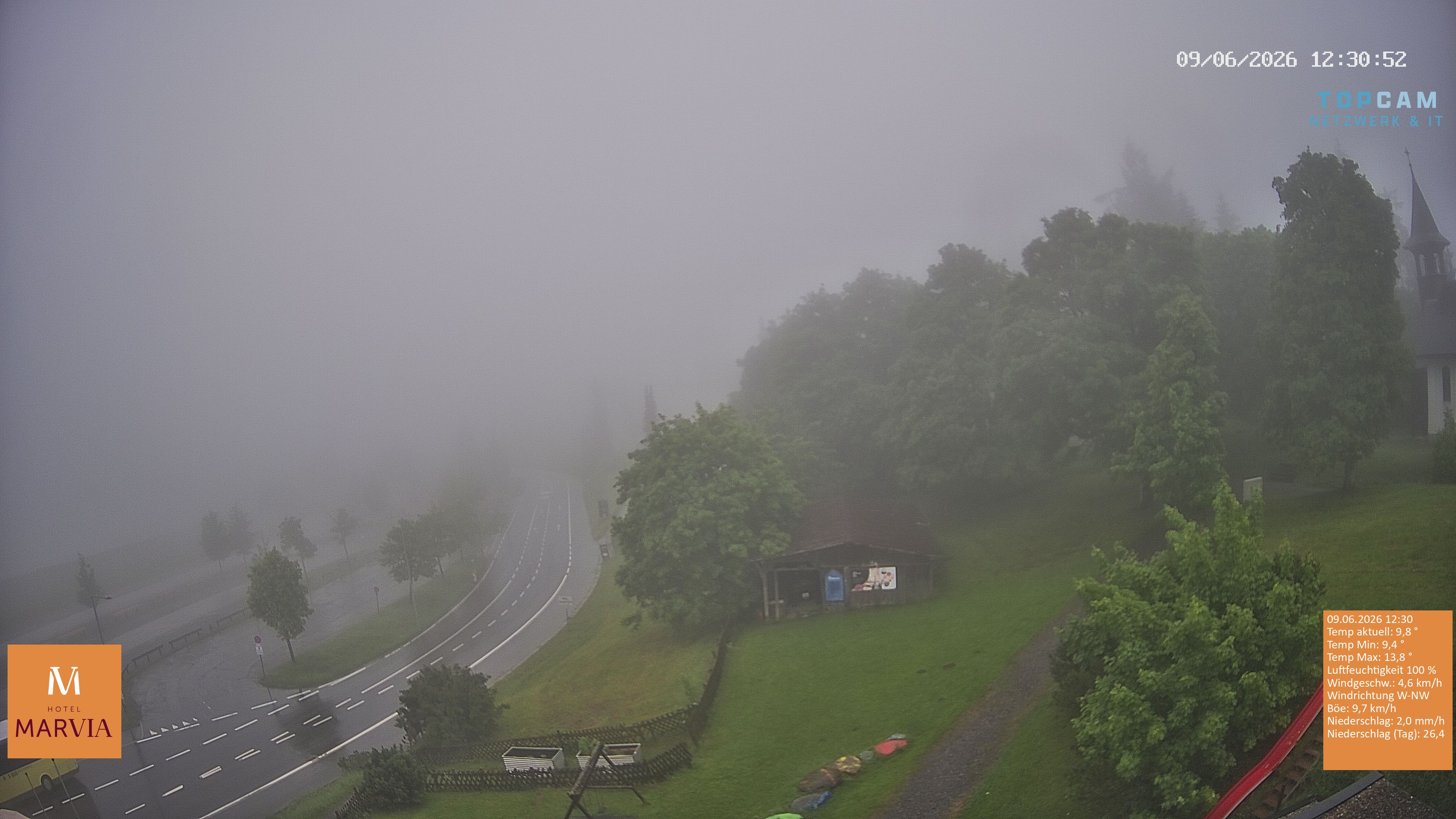 Archiv Foto Webcam Berghof Fetz in Bödele im Bregenzerwald